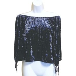 American Eagle crushed velvet top